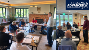 Photo from AMP certificate. Developing managers, building stronger clubs.